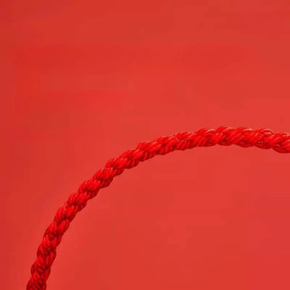 Snake Year Crystal & 925 Sterling Silver Blessing - character Red Rope Bracelet for Women - STAR8S