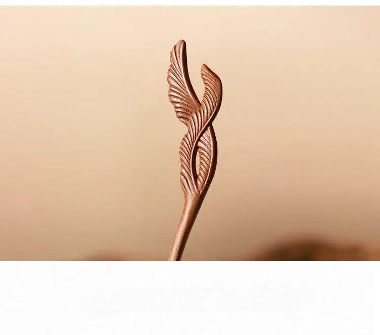 Mahogany Handmade Hairpin for Hanfu & Stylish Bun - STAR8S