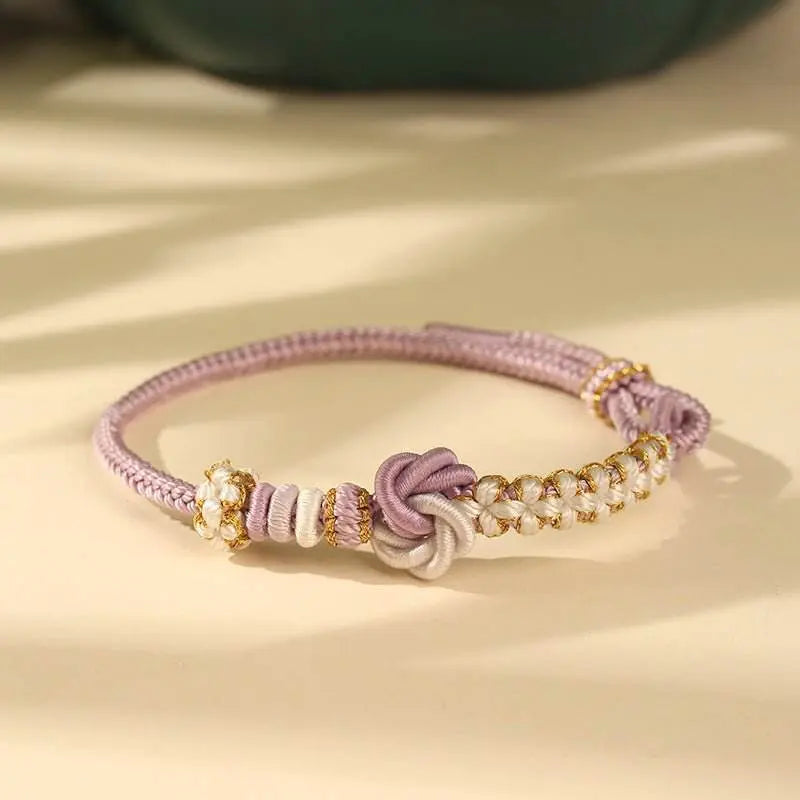 Mandala - knot Bracelet, Hand - Woven Lucky Jewelry for Besties & Year of Birth - STAR8S