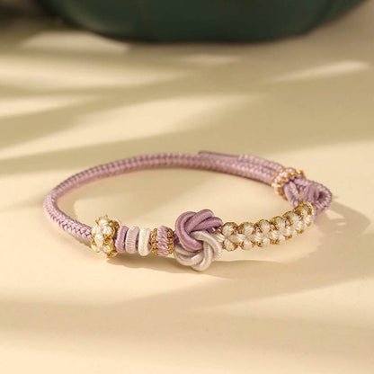 Mandala - knot Bracelet, Hand - Woven Lucky Jewelry for Besties & Year of Birth - STAR8S