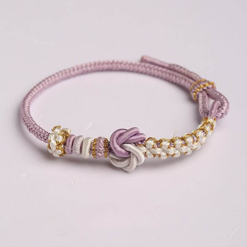 Mandala - knot Bracelet, Hand - Woven Lucky Jewelry for Besties & Year of Birth - STAR8S