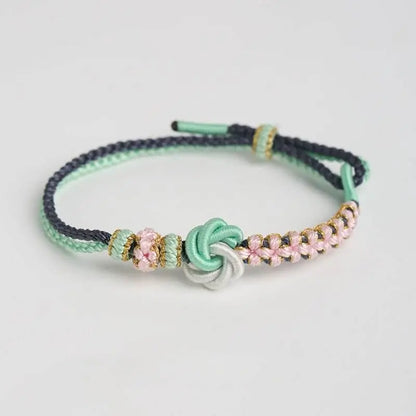 Mandala - knot Bracelet, Hand - Woven Lucky Jewelry for Besties & Year of Birth - STAR8S
