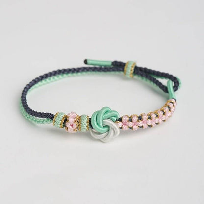 Mandala - knot Bracelet, Hand - Woven Lucky Jewelry for Besties & Year of Birth - STAR8S