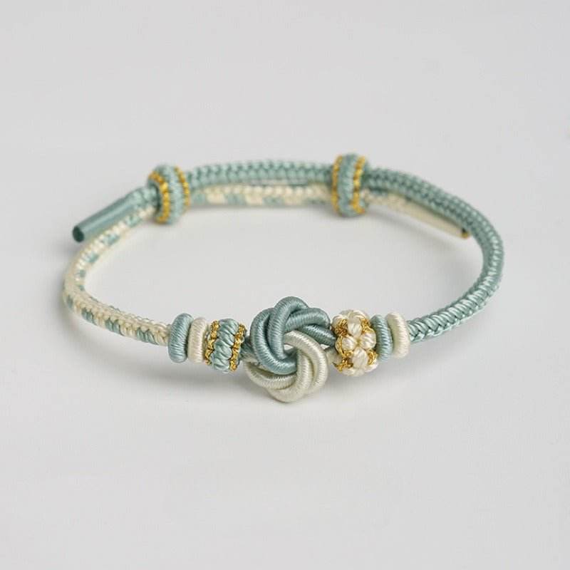 mandala - knot bracelet, hand - woven lucky jewelry for besties & year of birth - star8s