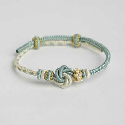 Mandala - knot Bracelet, Hand - Woven Lucky Jewelry for Besties & Year of Birth - STAR8S