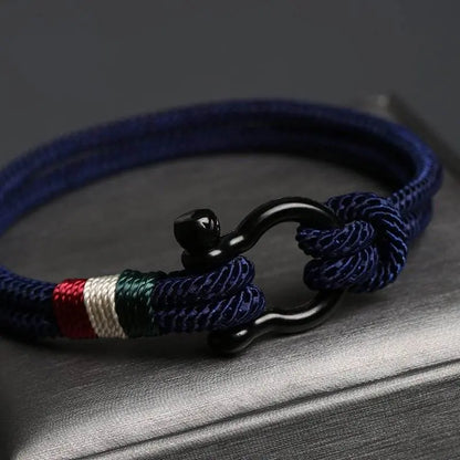 Men's Outdoor Woven Bracelet, Stylish and Practical for Trendy Guys - STAR8S