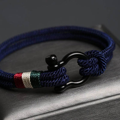 Men's Outdoor Woven Bracelet, Stylish and Practical for Trendy Guys - STAR8S