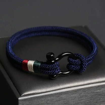 Men's Outdoor Woven Bracelet, Stylish and Practical for Trendy Guys - STAR8S