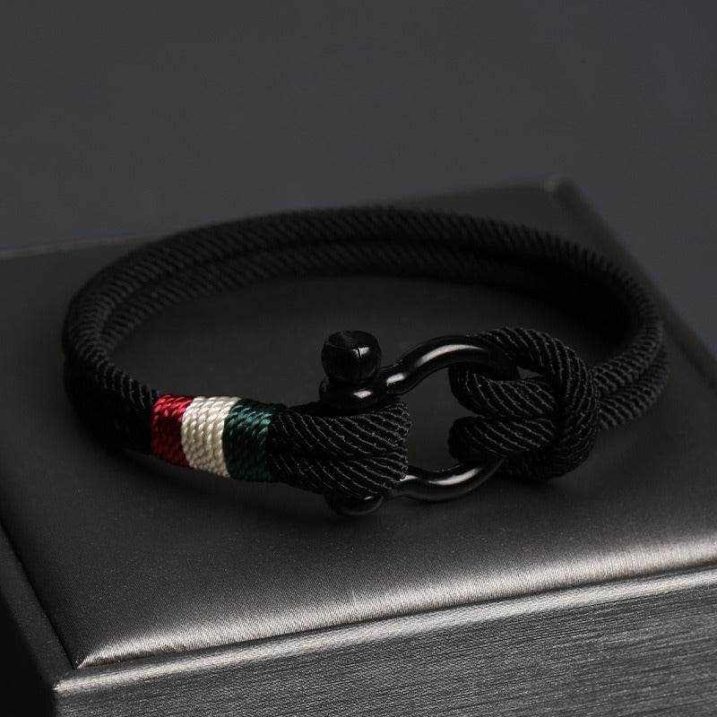 Men's Outdoor Woven Bracelet, Stylish and Practical for Trendy Guys - STAR8S