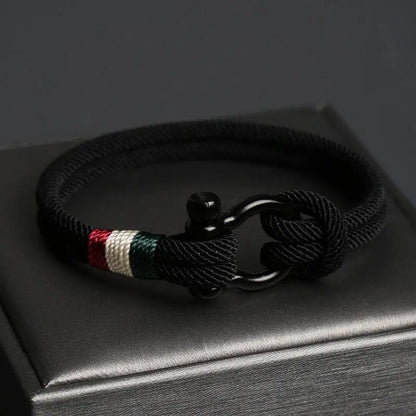 Men's Outdoor Woven Bracelet, Stylish and Practical for Trendy Guys - STAR8S