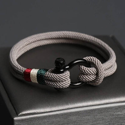 Men's Outdoor Woven Bracelet, Stylish and Practical for Trendy Guys - STAR8S