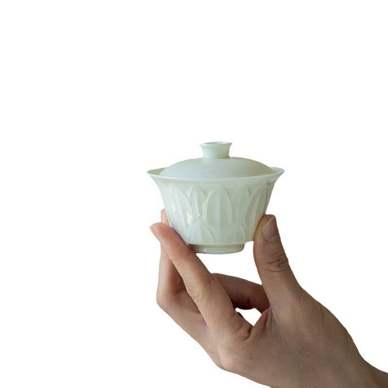 mini banana leaf travel gongfu tea set portable one gaiwan one cup kit - star8s