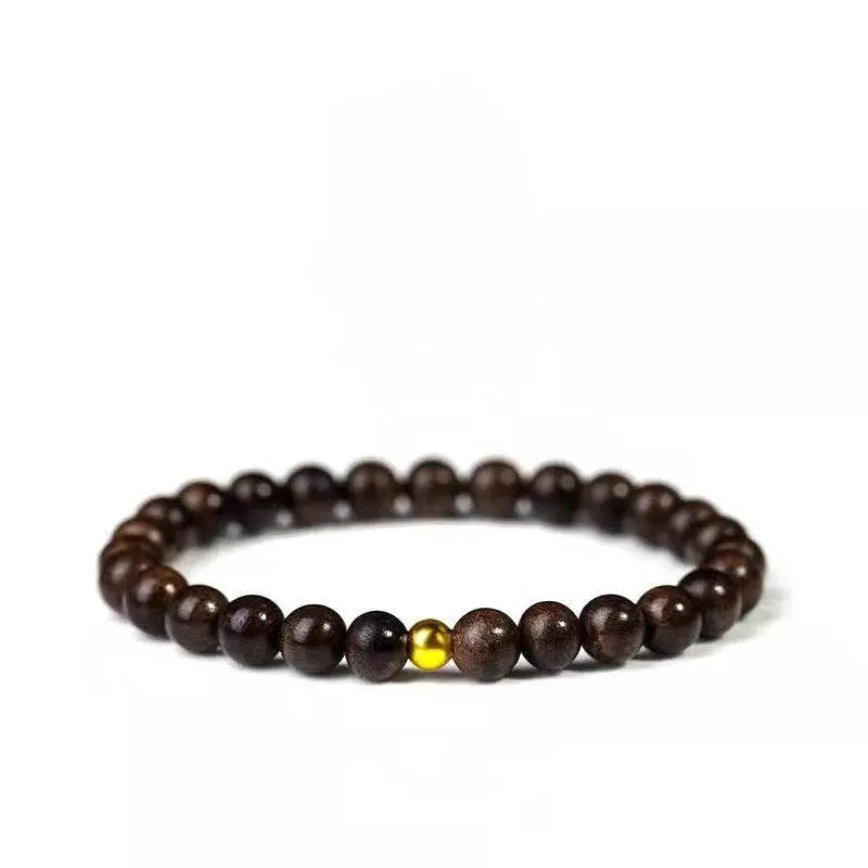 natural brunei agarwood buddha bead bracelet for tiger - zodiac natal year - star8s