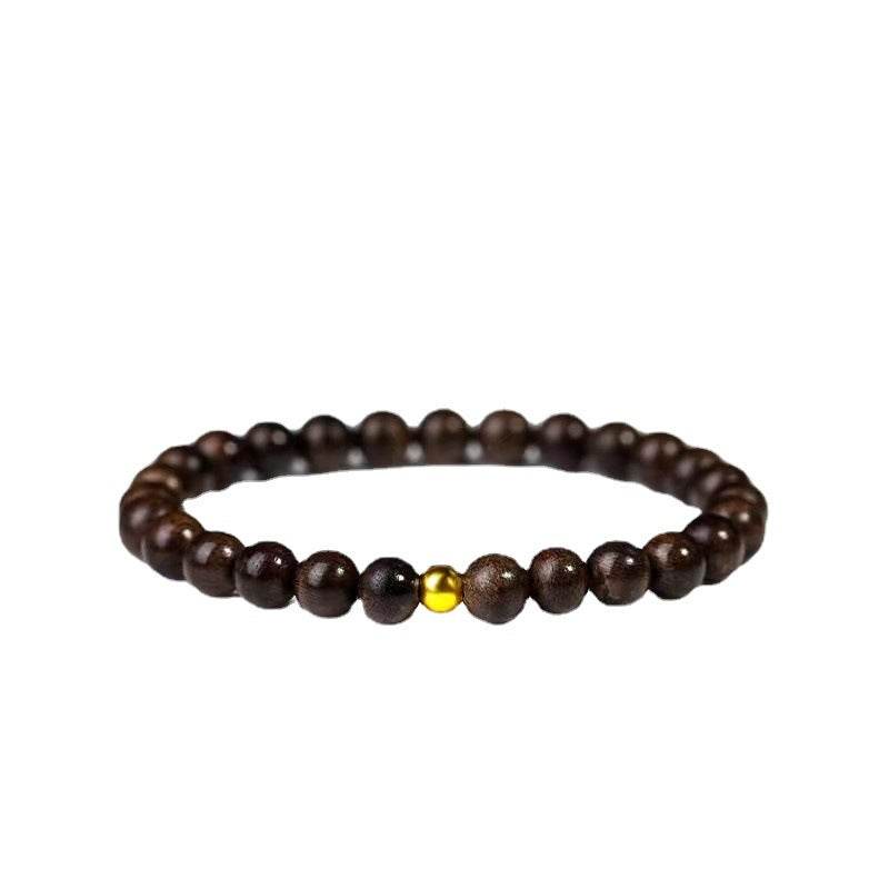 natural brunei agarwood buddha bead bracelet for tiger - zodiac natal year - star8s