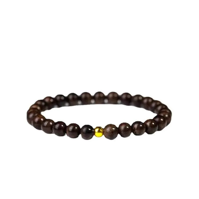 natural brunei agarwood buddha bead bracelet for tiger - zodiac natal year - star8s