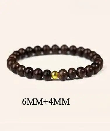 natural brunei agarwood buddha bead bracelet for tiger - zodiac natal year - star8s