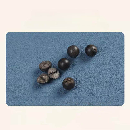 Natural Brunei Agarwood Buddha Bead Bracelet for Tiger - zodiac Natal Year - STAR8S