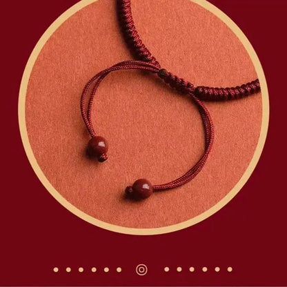 Natural Chinese Zodiac Red String Bracelet for Snake Zodiac, S925 Silver Handmade for Men & Women, - STAR8S
