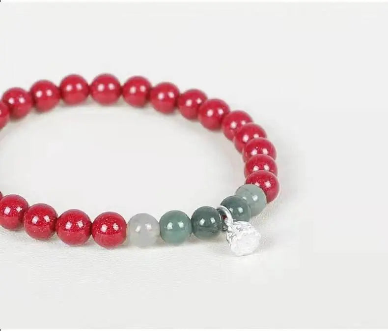 Natural High - content Purple Cinnabar Retro Bracelet, Stylish Jewelry for All - STAR8S
