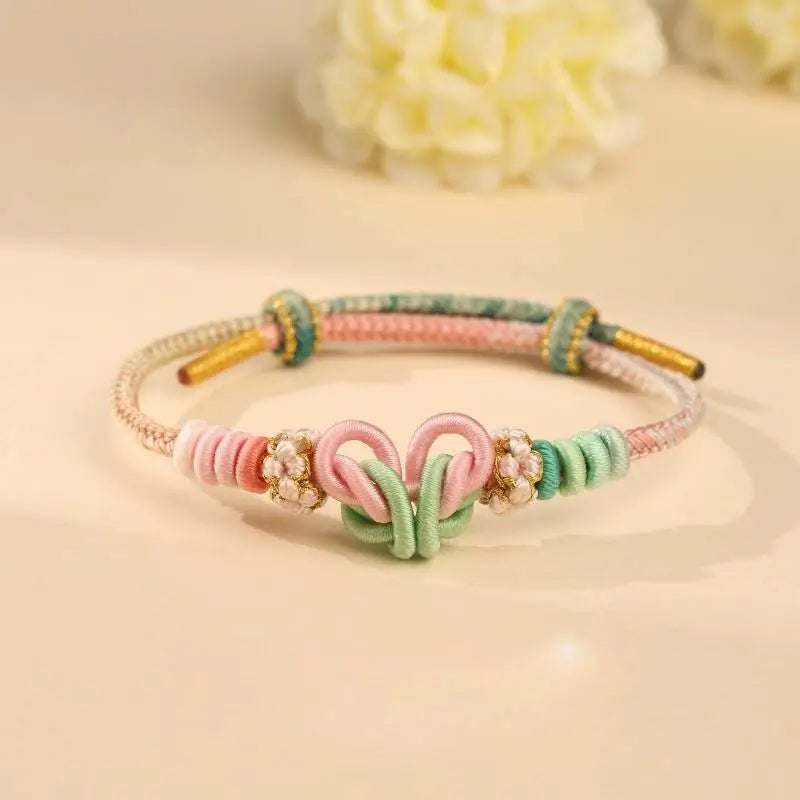 new bow - knot hand - woven rope, diy sweet jewelry for besties - star8s