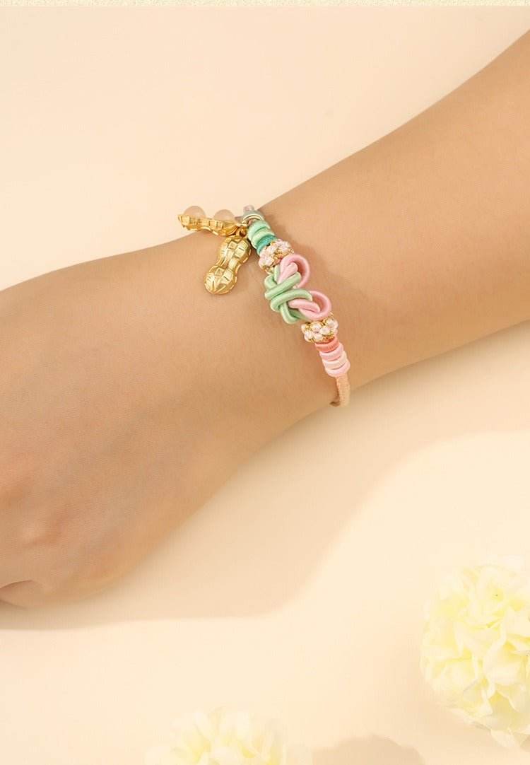 new bow - knot hand - woven rope, diy sweet jewelry for besties - star8s