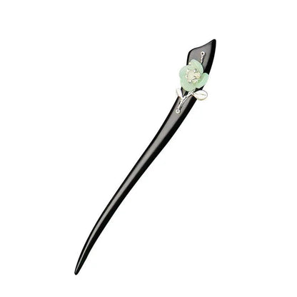 New Chinese Intangible Heritage Sandalwood U pin for Vintage Bun, Show Oriental Elegance - STAR8S