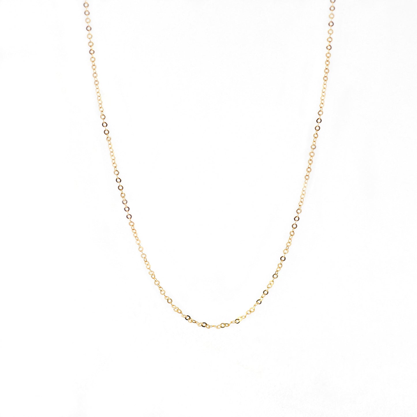 dainty minimalist link chain necklace for women teen girls ultra thin gold tone copper cable chain choker delicate layering clavicle collarbone necklace everyday fashion tiny plain base chain jewelry gift