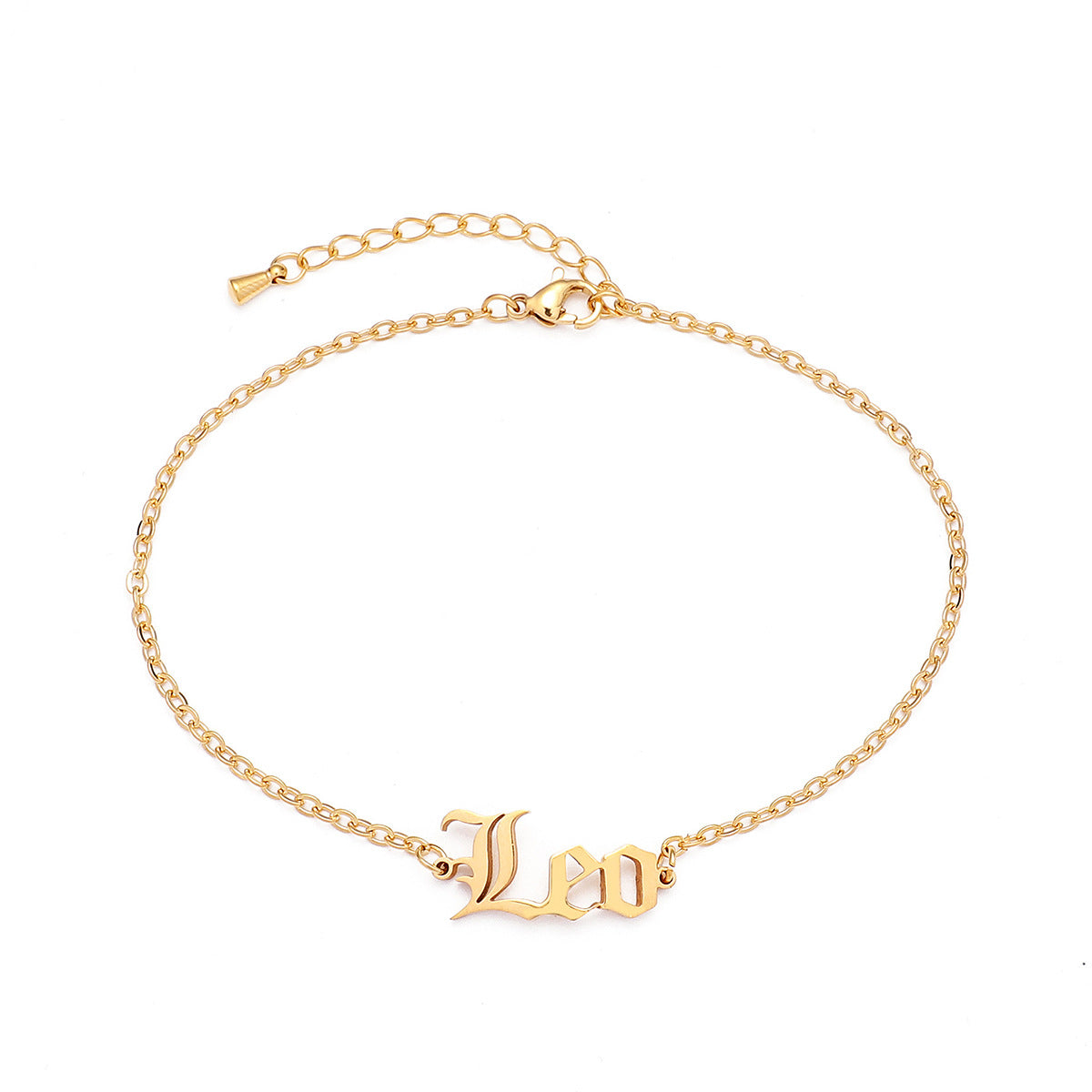 zodiac signs bracelet - titanium steel gothic beach style personalized bracelets for men & women - star8s