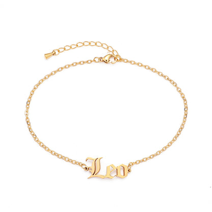 Zodiac Signs Bracelet - Titanium Steel Gothic Beach Style Personalized Bracelets for Men & Women - STAR8S