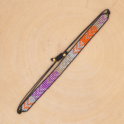 Colorful Heart Boho Friendship Bracelets — Handmade Woven Seed Bead Bracelet, Adjustable, Gift-Ready