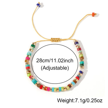 Adjustable Men's Bracelet - Natural Stone 4mm Beads with Turquoise & Tiger's Eye | Stylish & Durable Handmade Friendship Bracelets