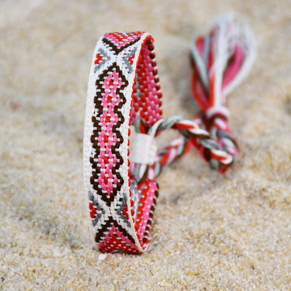 Nepal Boho Woven Friendship Bracelet – Colorful Tassel Handmade Women’s Bracelet