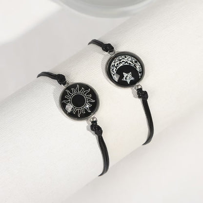 Luminous Couple Bracelets - Fashion Yin-Yang Handcrafted Corded Bracelets, Perfect Valentine’s Day Gift - STAR8S