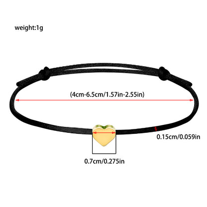 Sweet Heart Bracelet | Fashionable & Simple Adjustable Heart Bracelet | Colorful & Cute Jewelry for Women - STAR8S