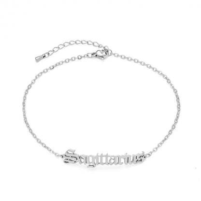 Zodiac Signs Bracelet - Titanium Steel Gothic Beach Style Personalized Bracelets for Men & Women - STAR8S