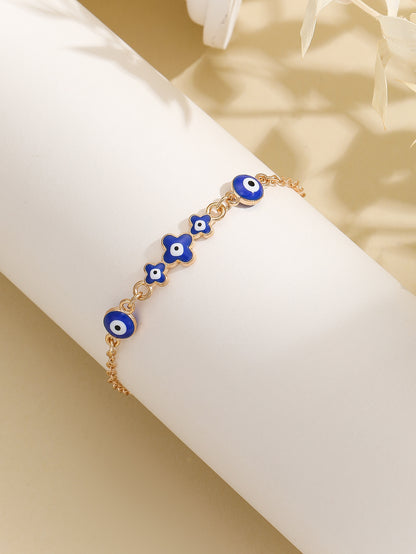 Evil Eye Heart Bracelet with Diamonds for Women | Stylish Chain Bracelet - STAR8S