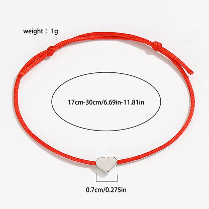 Sweet Heart Bracelet | Fashionable & Simple Adjustable Heart Bracelet | Colorful & Cute Jewelry for Women - STAR8S