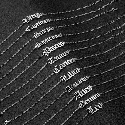 Zodiac Signs Bracelet - Titanium Steel Gothic Beach Style Personalized Bracelets for Men & Women - STAR8S