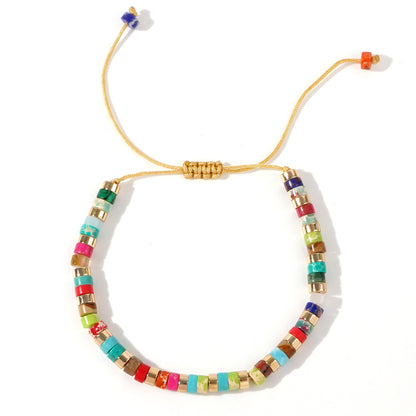 Adjustable Men's Bracelet - Natural Stone 4mm Beads with Turquoise & Tiger's Eye | Stylish & Durable Handmade Friendship Bracelets