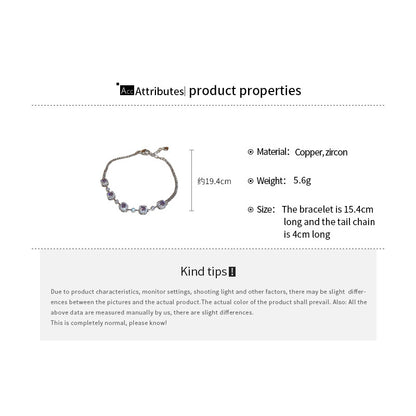 Zircon Pearl Adjustable Bracelet – Vintage Style, Luxury Fashion for Women - STAR8S