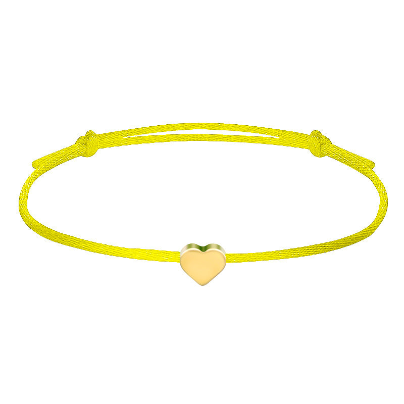 sweet heart bracelet | fashionable & simple adjustable heart bracelet | colorful & cute jewelry for women - star8s
