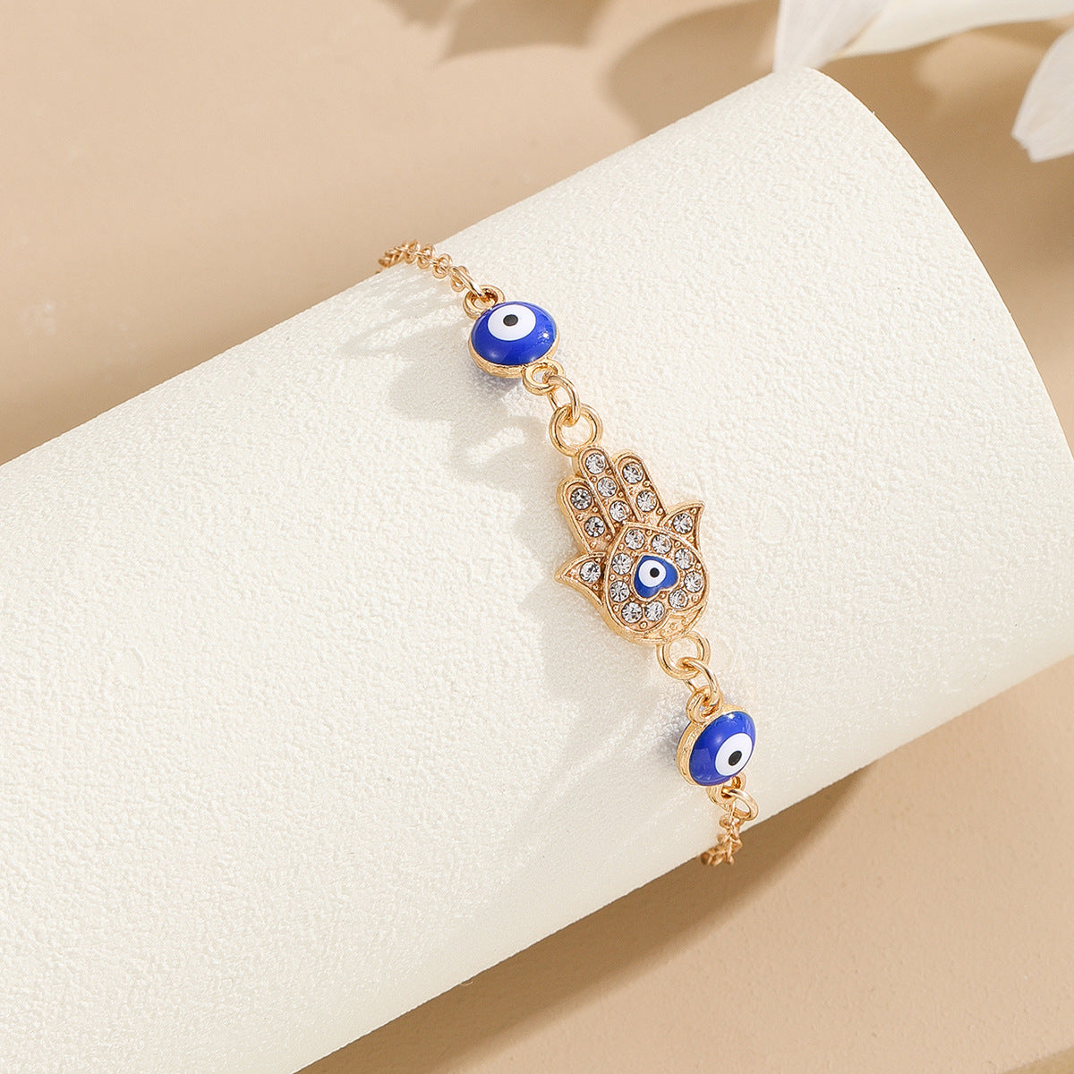 Evil Eye Heart Bracelet with Diamonds for Women | Stylish Chain Bracelet - STAR8S