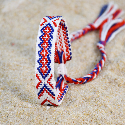 Nepal Boho Woven Friendship Bracelet – Colorful Tassel Handmade Women’s Bracelet