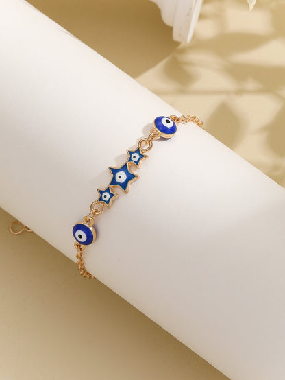 Evil Eye Heart Bracelet with Diamonds for Women | Stylish Chain Bracelet - STAR8S