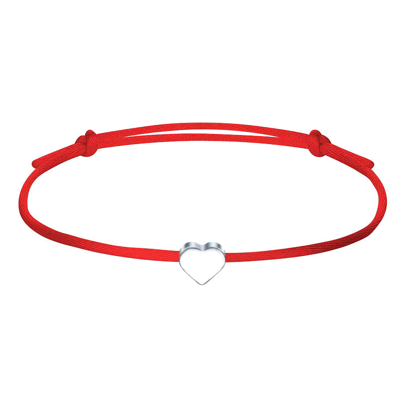 sweet heart bracelet | fashionable & simple adjustable heart bracelet | colorful & cute jewelry for women - star8s