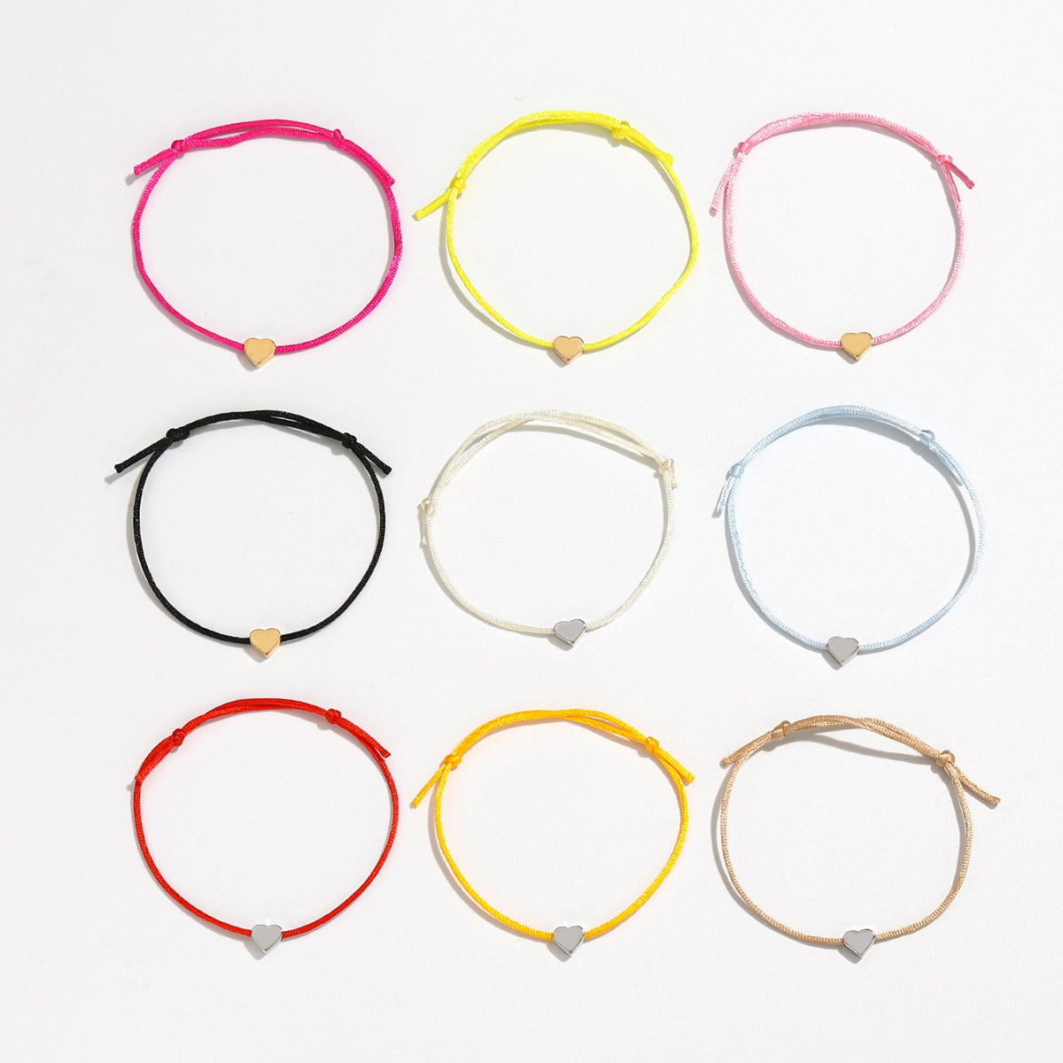 Sweet Heart Bracelet | Fashionable & Simple Adjustable Heart Bracelet | Colorful & Cute Jewelry for Women - STAR8S