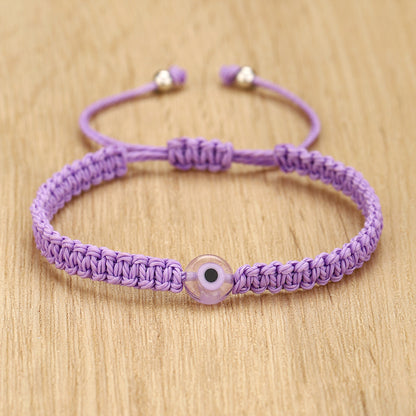 Evil Eye Braided Bracelet - Handmade Colorful Red Cord Bracelet for Men & Women - Protection Amulet Jewelry - STAR8S