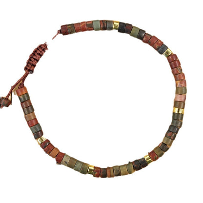 Handwoven Bracelet for Women – High-End, Stylish Natural Stone Wristband – Adjustable, Outdoor, Sports & Fashion Accessory