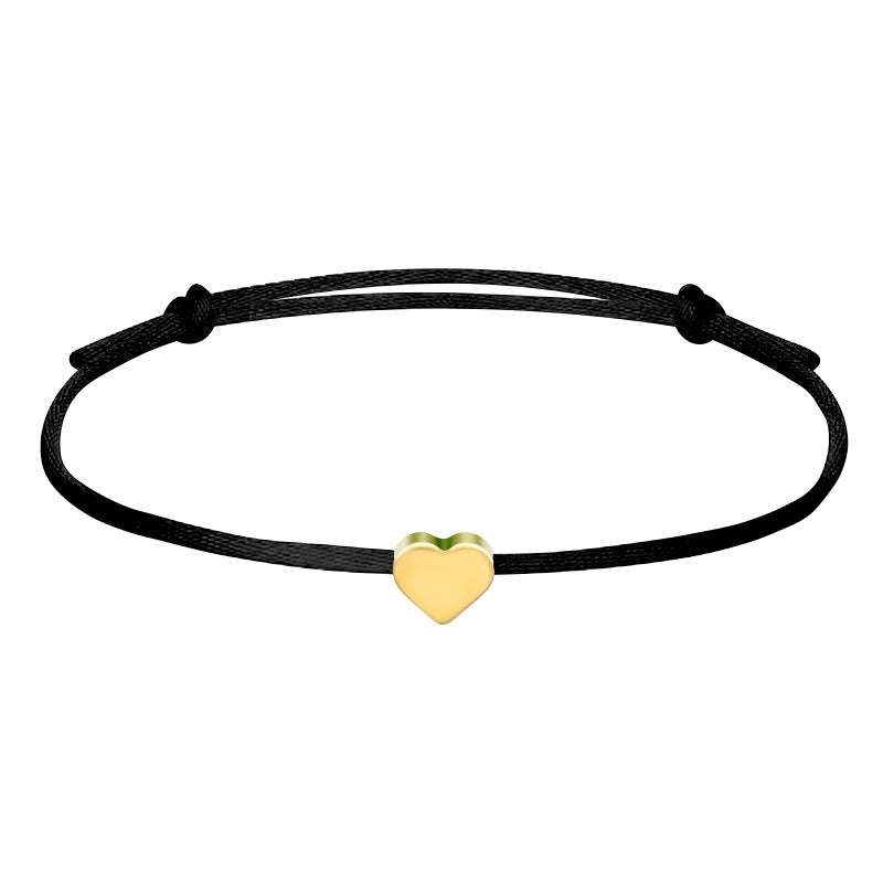 sweet heart bracelet | fashionable & simple adjustable heart bracelet | colorful & cute jewelry for women - star8s