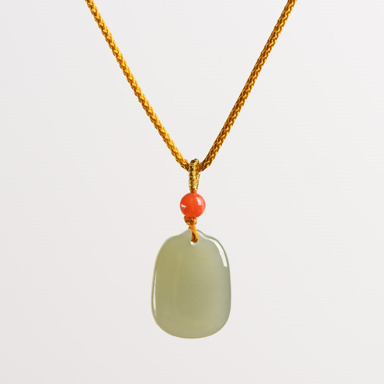 Necklace with Jade Pendant - Heitian Safe & Sound | STAR8S